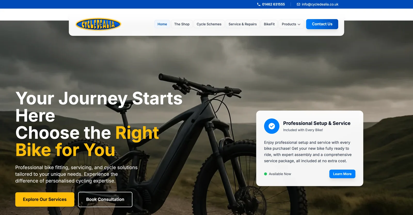 Cycledealia website